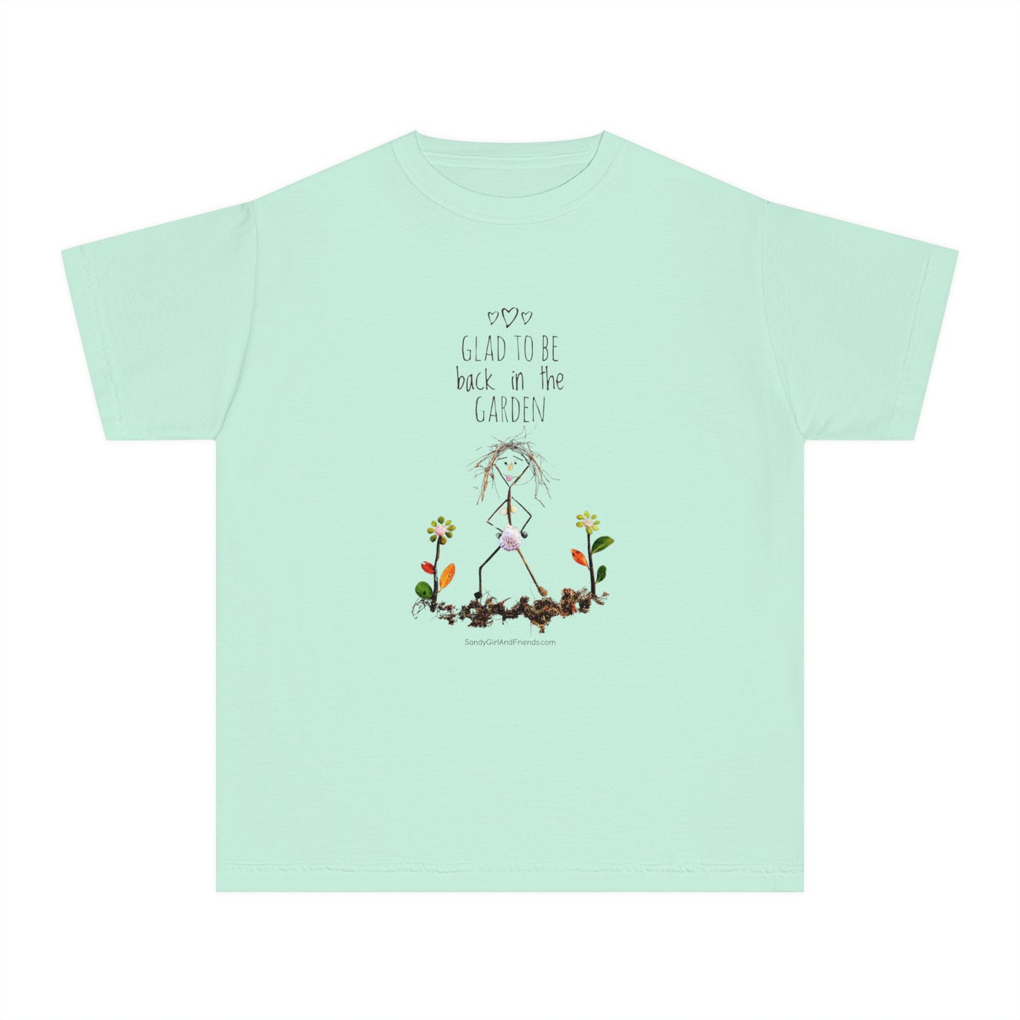 Glad To Be Back In The Garden Youth Midweight Tee