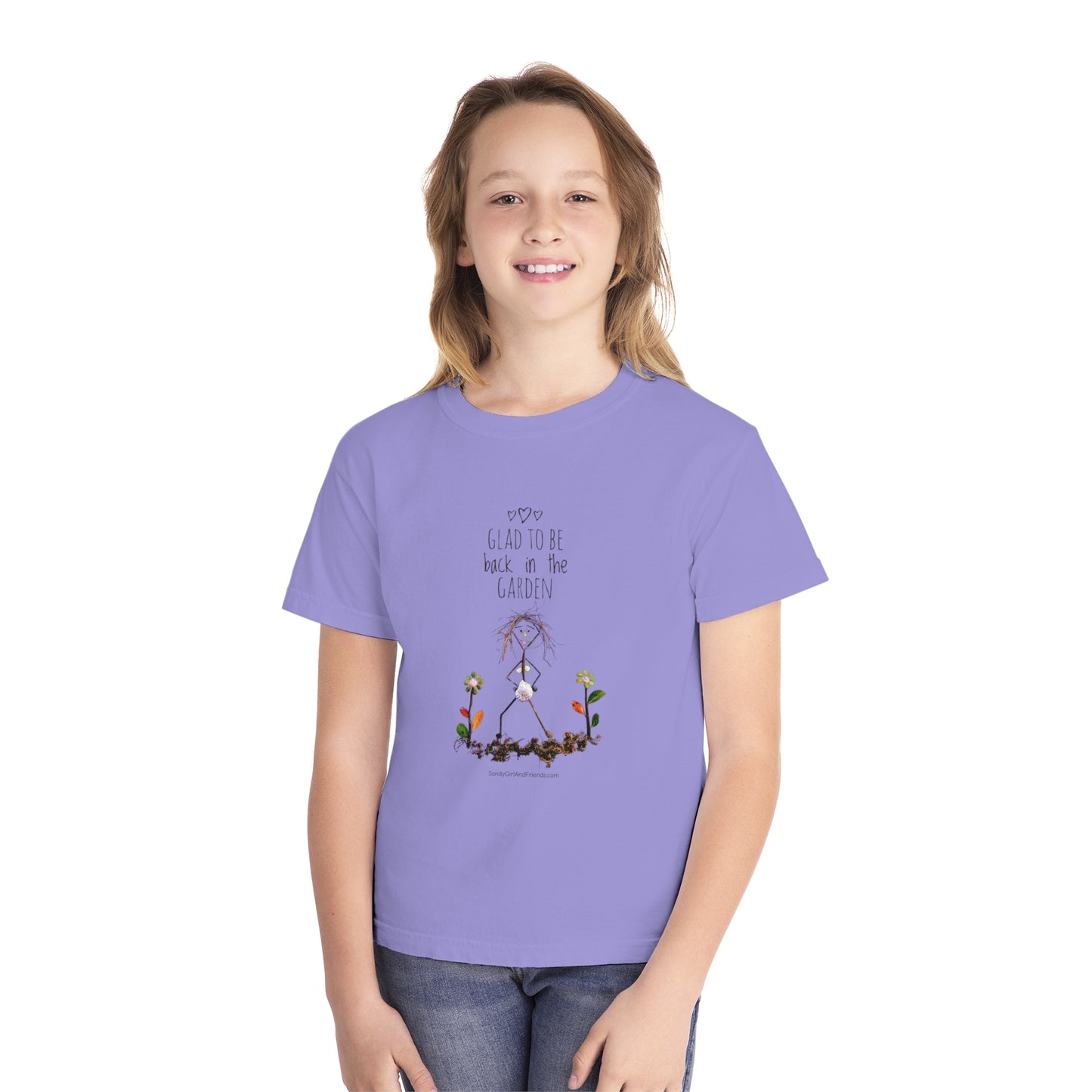 Glad To Be Back In The Garden Youth Midweight Tee