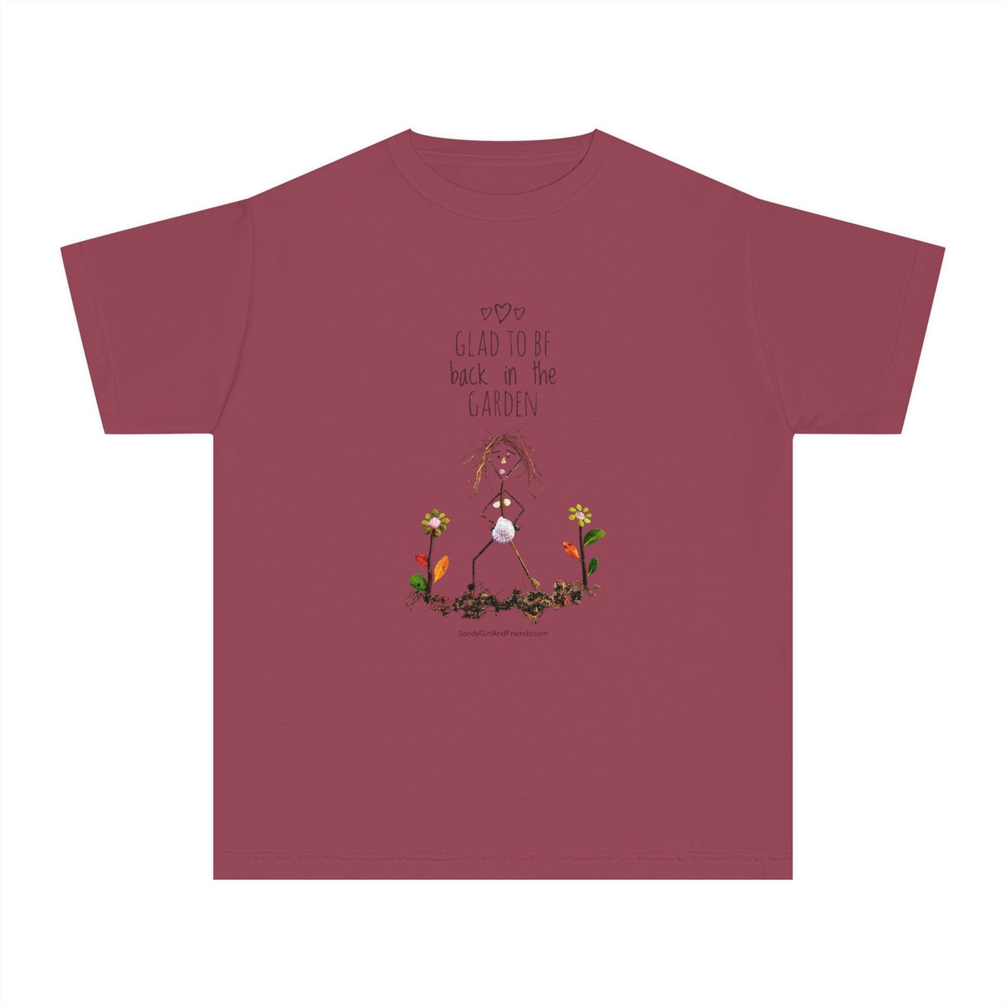 Glad To Be Back In The Garden Youth Midweight Tee
