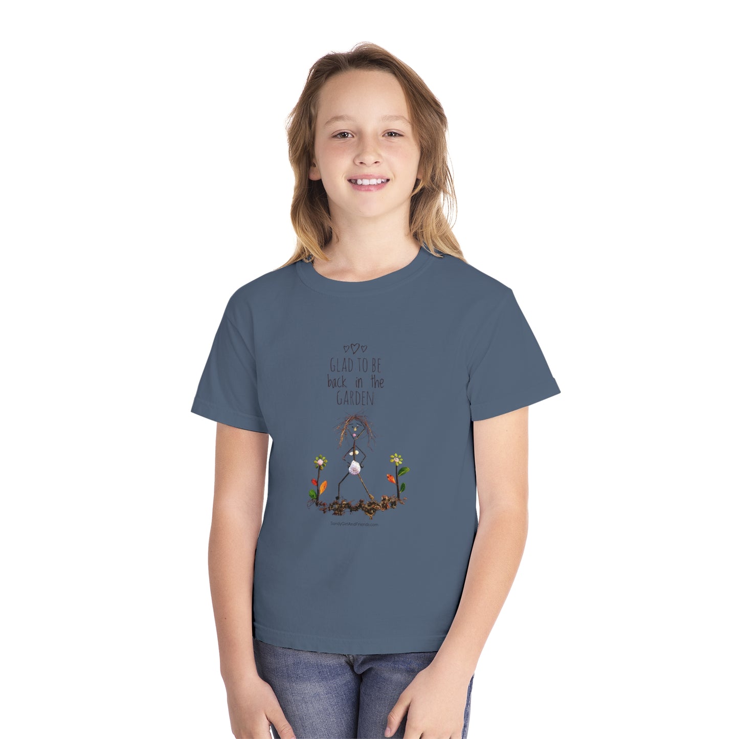 Glad To Be Back In The Garden Youth Midweight Tee