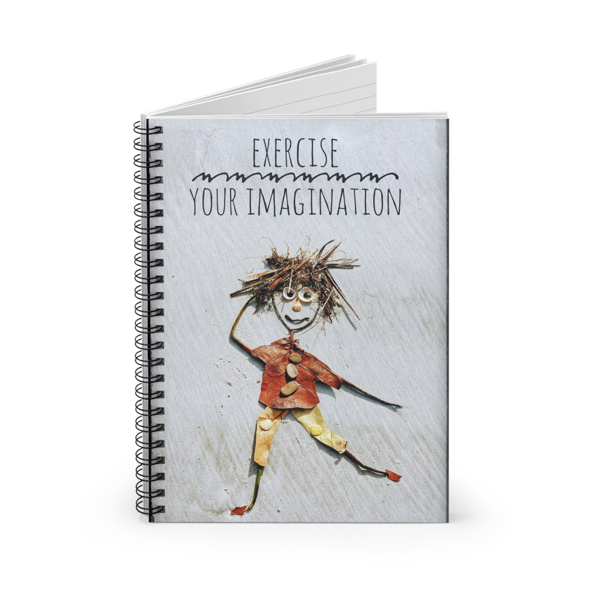 Exercise Your Imagination Notebook - Ruled Line