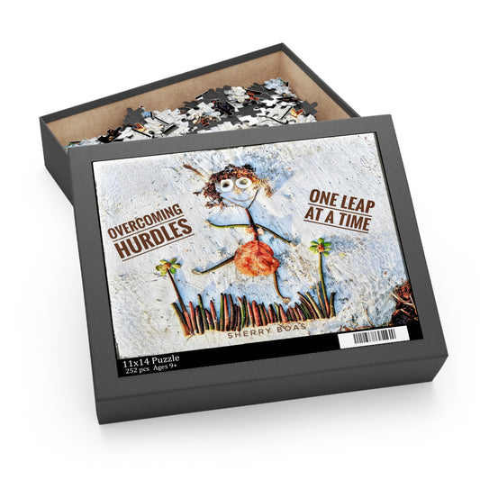 Overcoming Hurdles Puzzle (252 & 500-Piece Options)