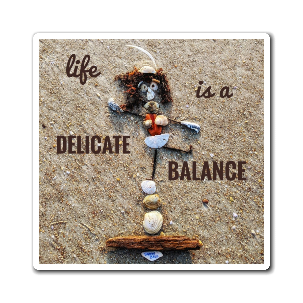 Life Is A Delicate Balance Magnet Magnet