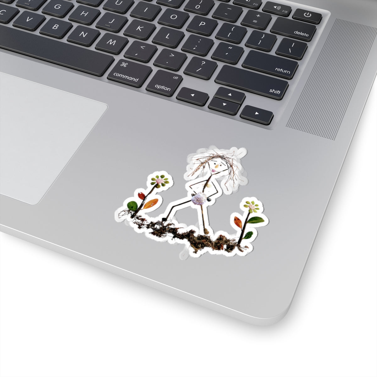 Shell Flowers Vinyl Sticker