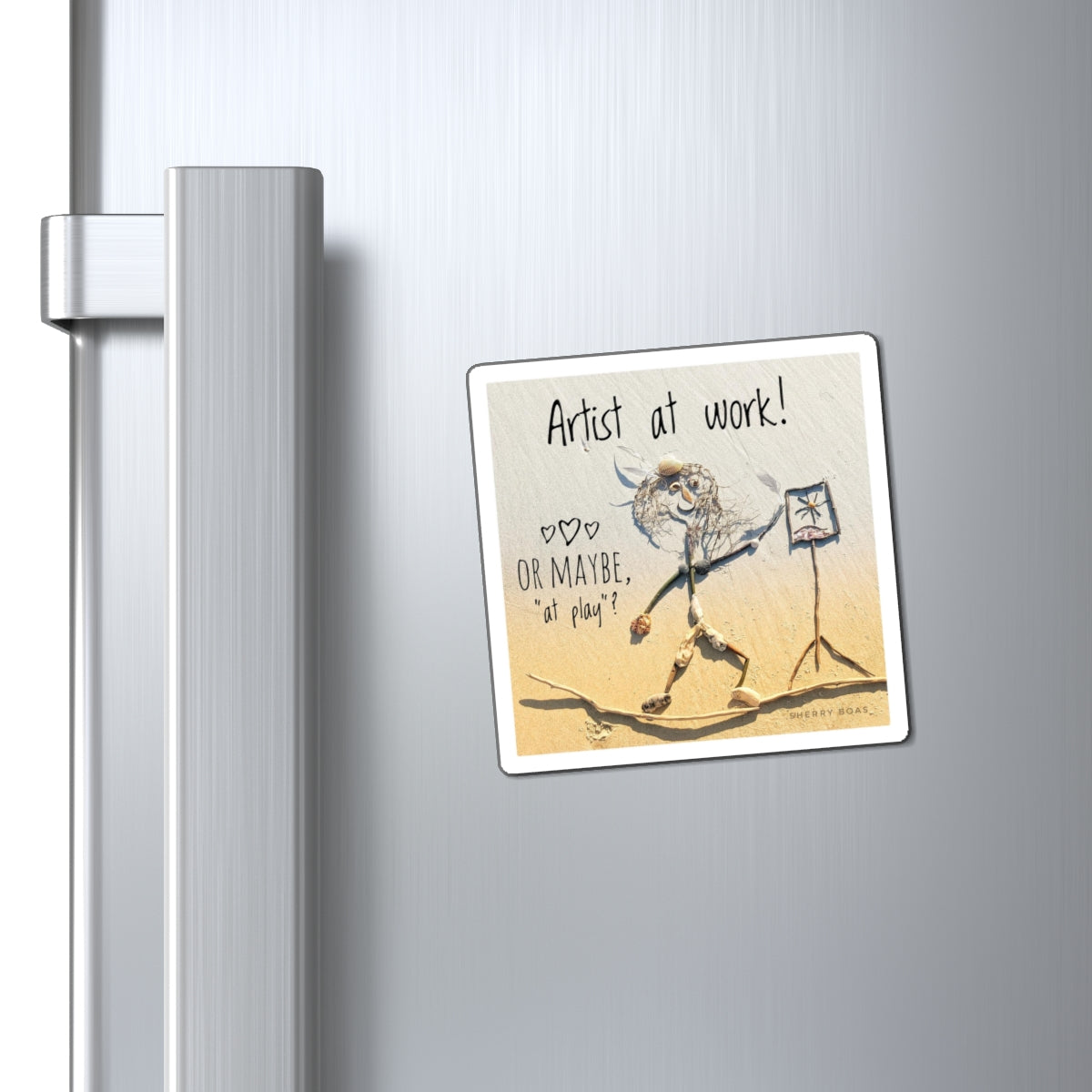 Artist At Work Magnet