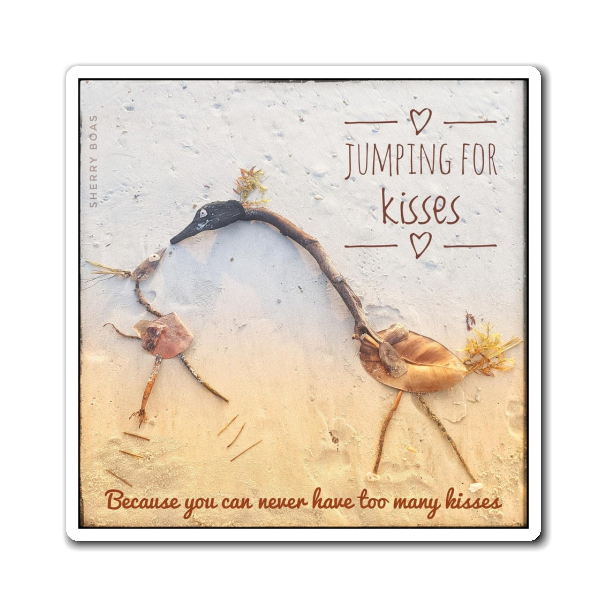 Jumping For Kisses Magnet