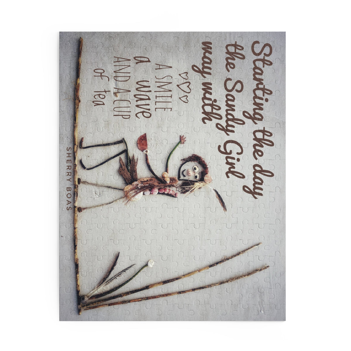 Starting The Day The Sandy Girl Way Puzzle (252 & 500-Piece Options)