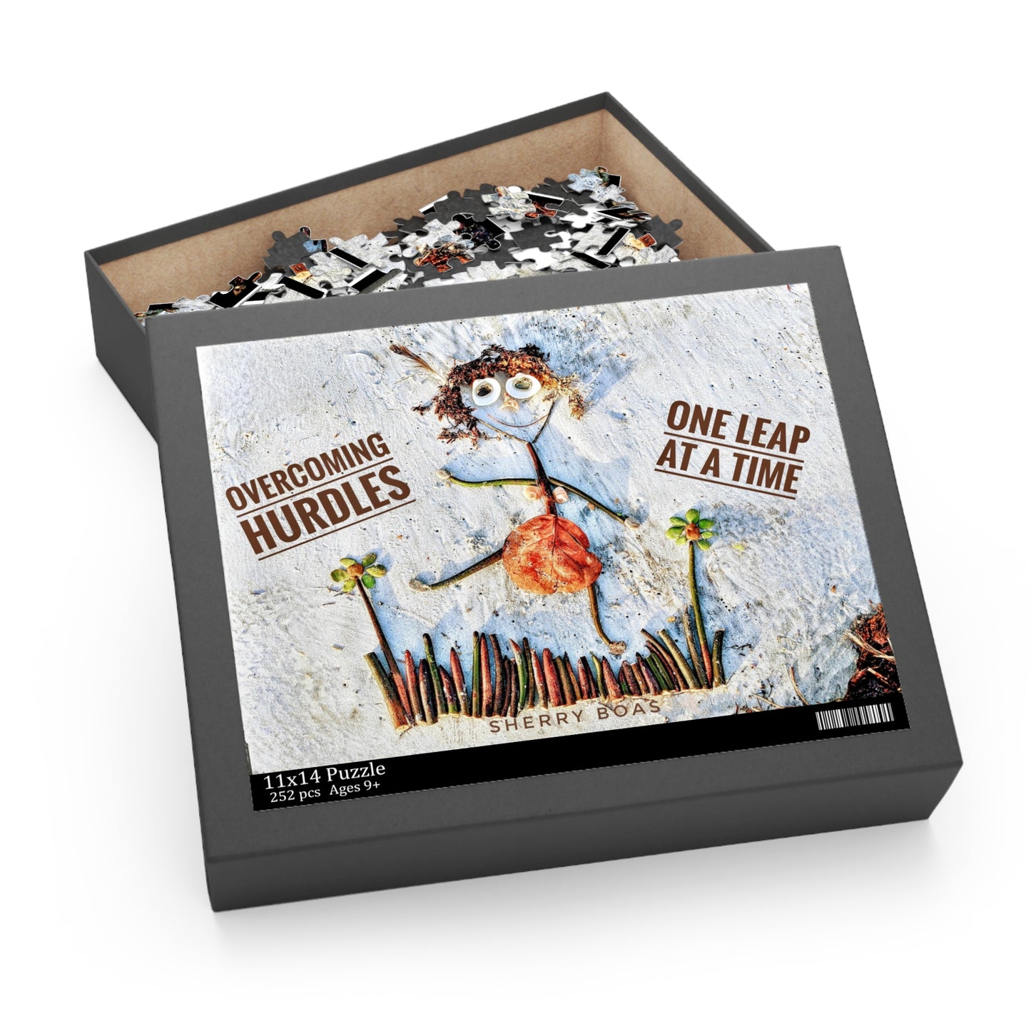 Overcoming Hurdles One Leap At A Time Puzzle (252 & 500-Piece Options)