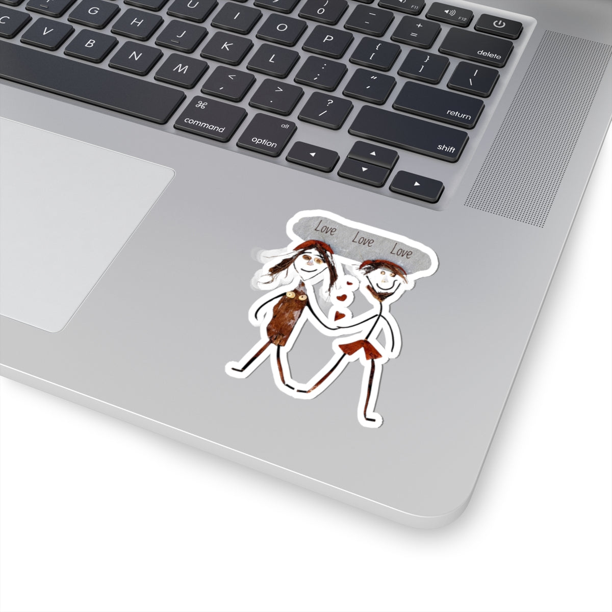 Love Love Love Vinyl Sticker